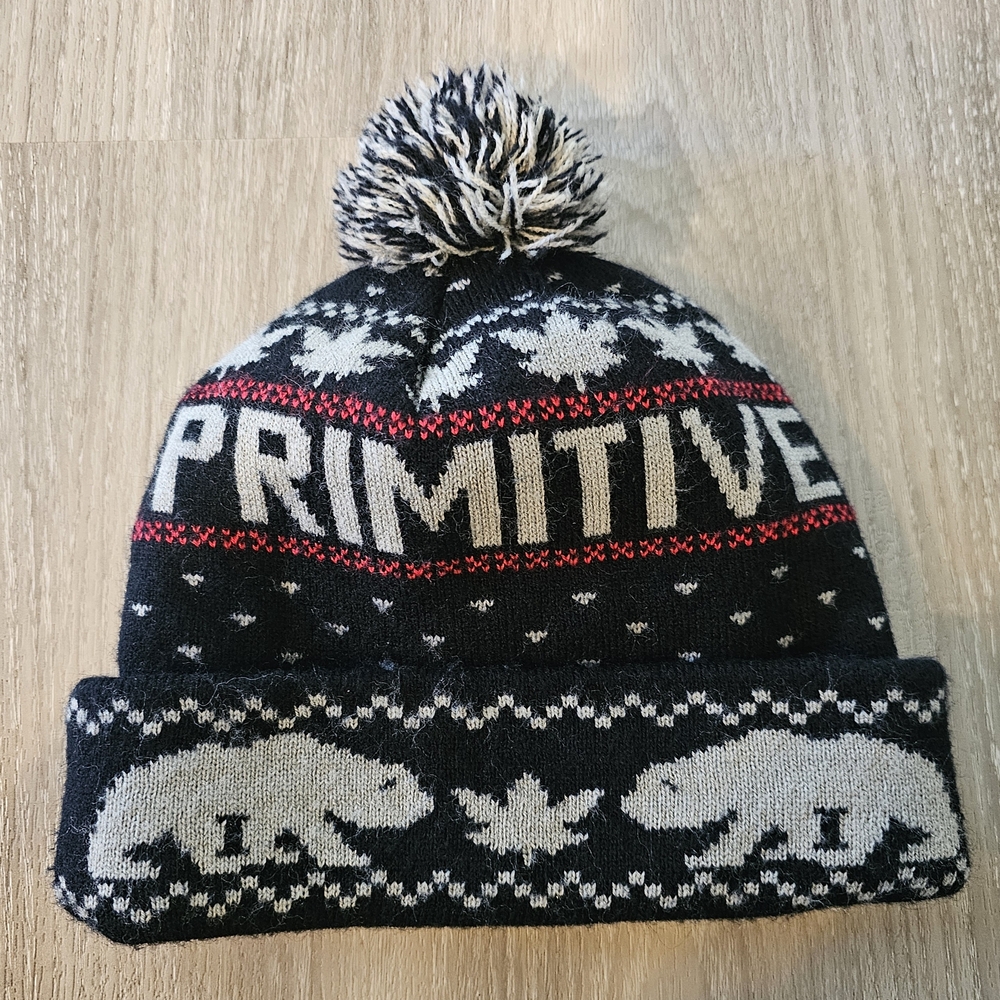 Primitive Jolly Bear Pom Beanie